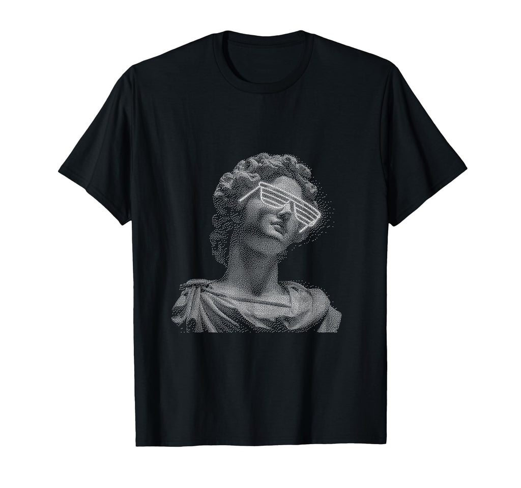 Classical Statue Shades Aesthetic Art T-Shirt - Minimalist Print for Adults - T-Shirt, Sweatshirt, Hoodie