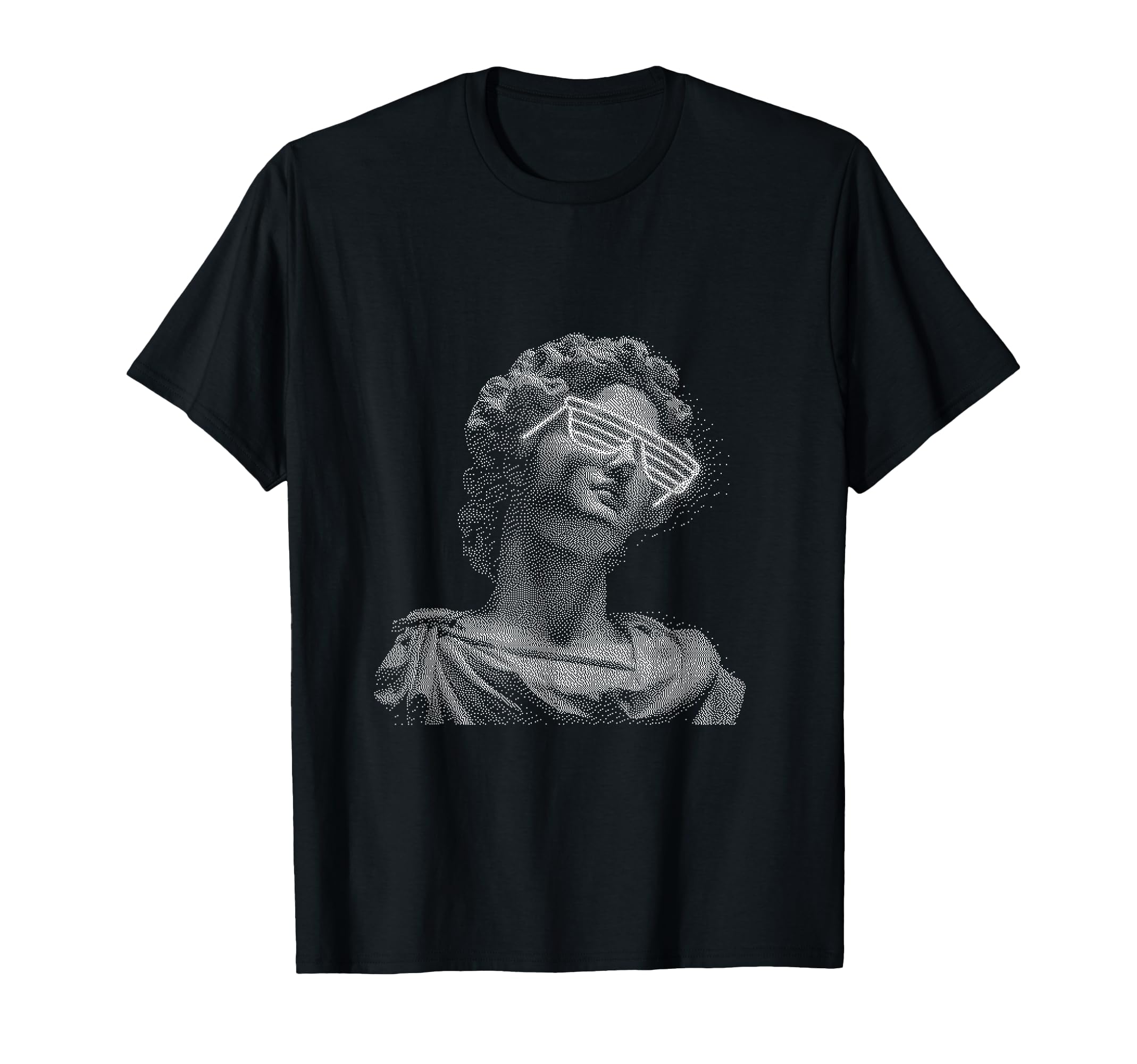 Classical Statue Shades Aesthetic Art T-Shirt - Minimalist Print for Adults - T-Shirt, Sweatshirt, Hoodie