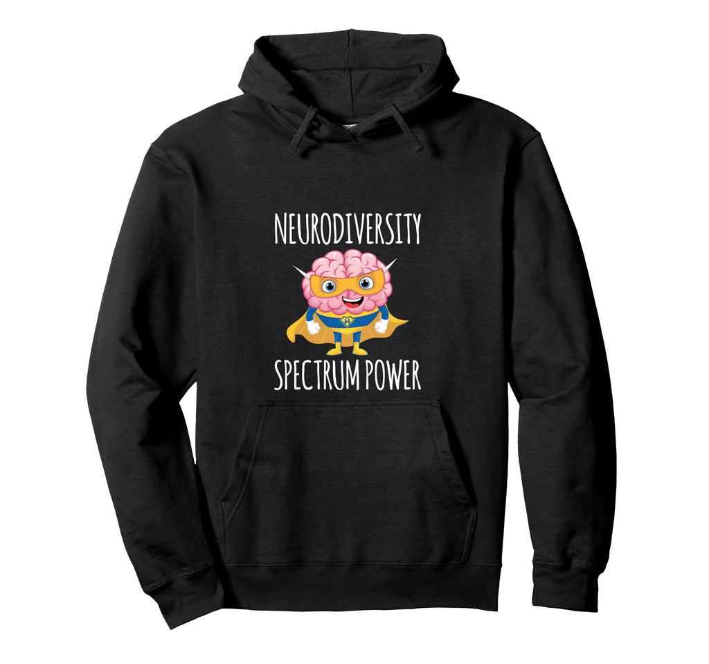 Neurodiversity Spectrum Power Asd Adhd Hoodie - Custom Art Print Men Women - T-Shirt, Sweatshirt, Hoodie