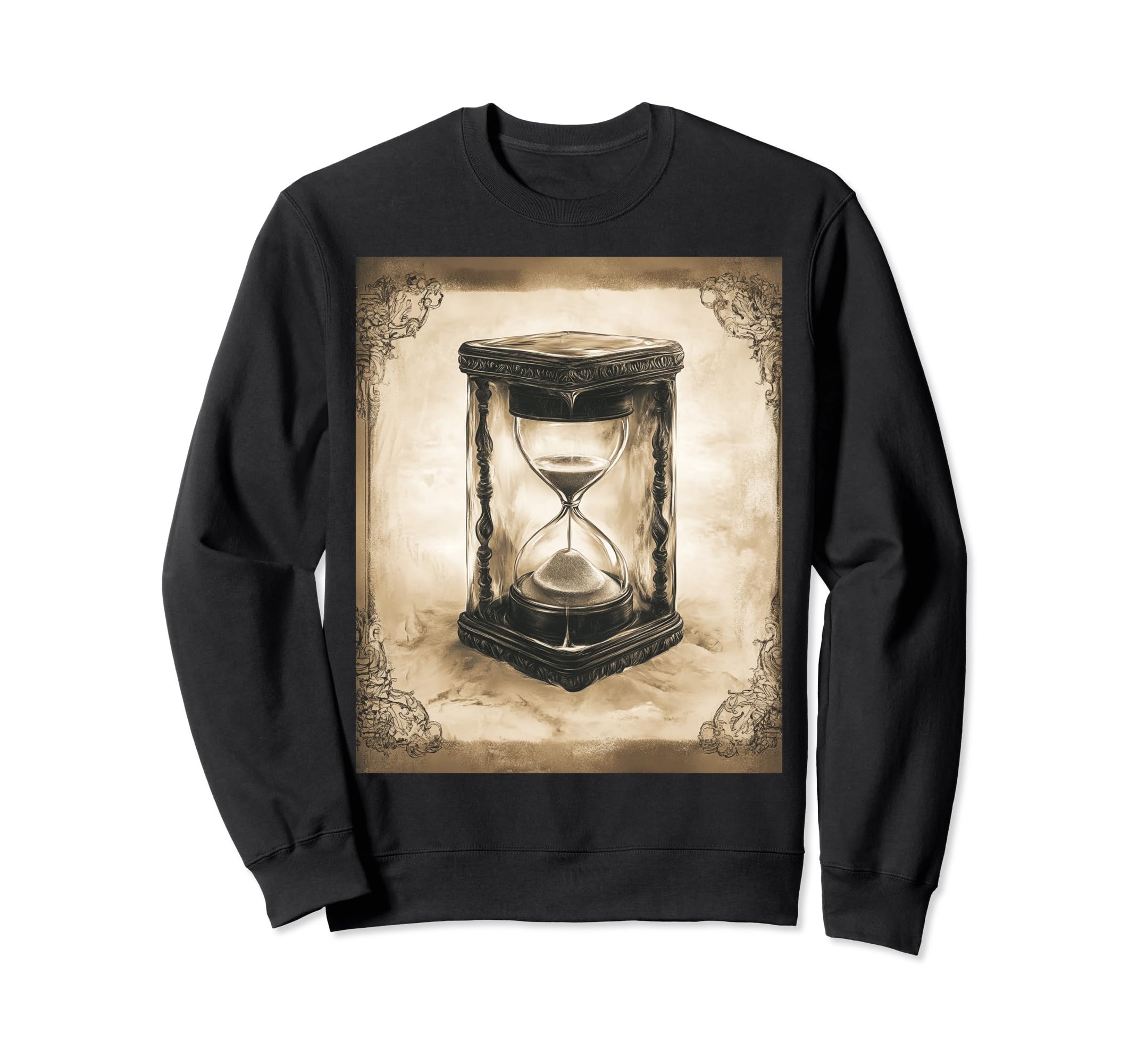 Timeless Hourglass Nostalgic Sweatshirt - Casual Everyday Wear for Adults - T-Shirt, Sweatshirt, Hoodie