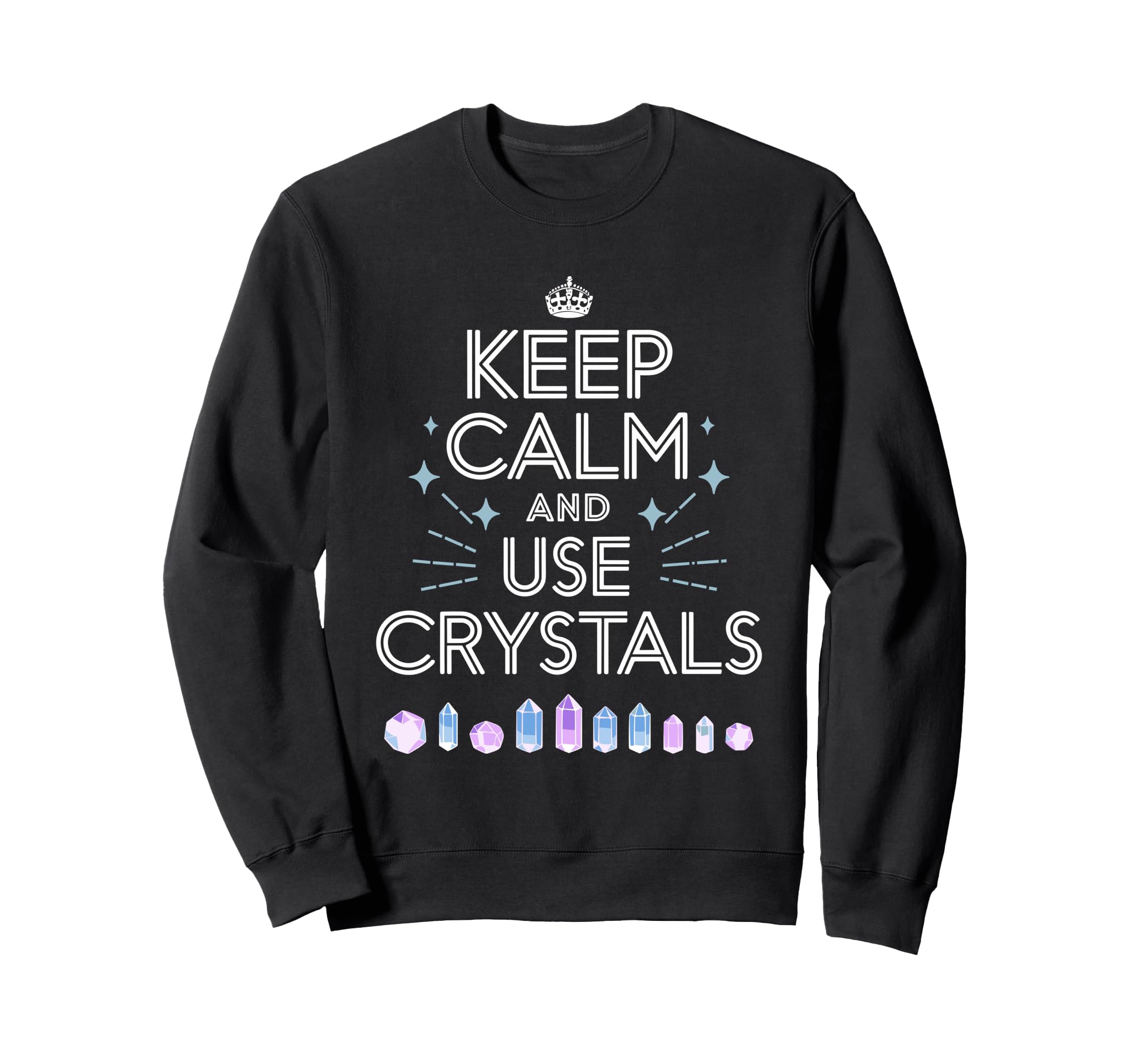 Healing Crystals Energy Stones Sweatshirt - Streetwear Style for Adults - T-Shirt, Sweatshirt, Hoodie