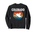 Colorado Co Snowmobile 70S Distressed Sweatshirt - Minimalist Print Unisex - T-Shirt, Sweatshirt, Hoodie