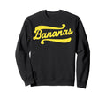 Playful Bananas Typography Sweatshirt - Minimalist Print for Adults - T-Shirt, Sweatshirt, Hoodie