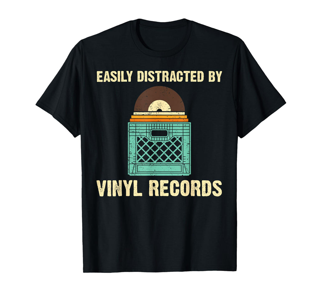 Vinyl Dj Vinyl Record Lovers Music Player T-Shirt - Graphic Print Men Women - T-Shirt, Sweatshirt, Hoodie