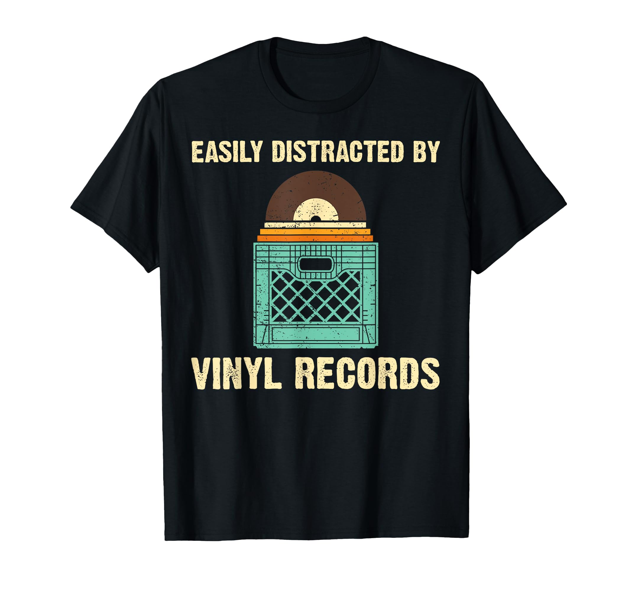 Vinyl Dj Vinyl Record Lovers Music Player T-Shirt - Graphic Print Men Women - T-Shirt, Sweatshirt, Hoodie