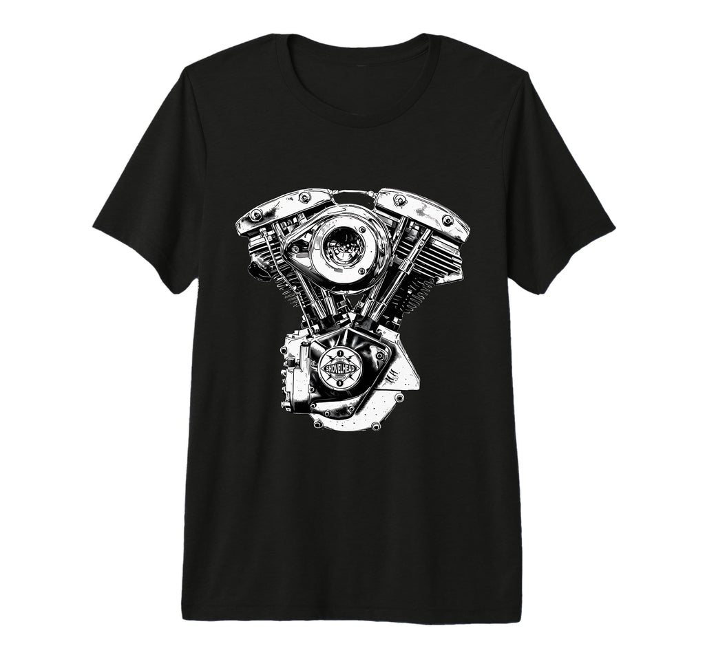 1979 Cone Shovelhead Hd Old School T-Shirt - Custom Art Print for Adults - T-Shirt, Sweatshirt, Hoodie
