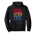 Motorcycle 1918 Biker Hoodie - Trendy Graphic for Adults - T-Shirt, Sweatshirt, Hoodie