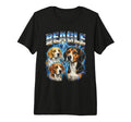 Beagle 80S Dog Lover Funny 90S Tri T-Shirt - Aesthetic Graphic Men Women - T-Shirt, Sweatshirt, Hoodie