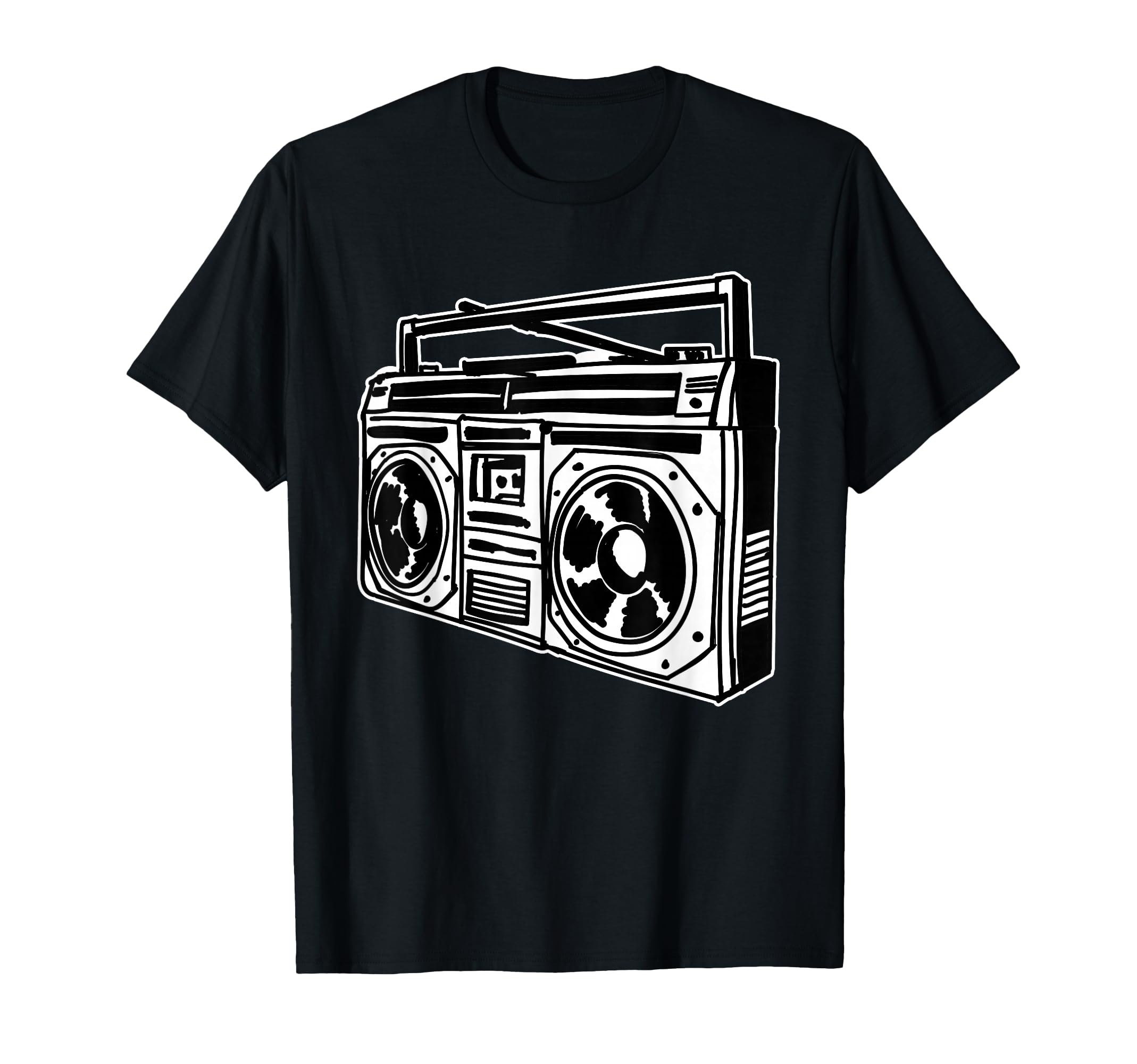 Ghetto Blaster 80S 90S Hip Hip Rap T-Shirt - Novelty Apparel Unisex - T-Shirt, Sweatshirt, Hoodie