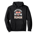 Heart Emotional Support Human Hoodie - Casual Everyday Wear Men Women - T-Shirt, Sweatshirt, Hoodie