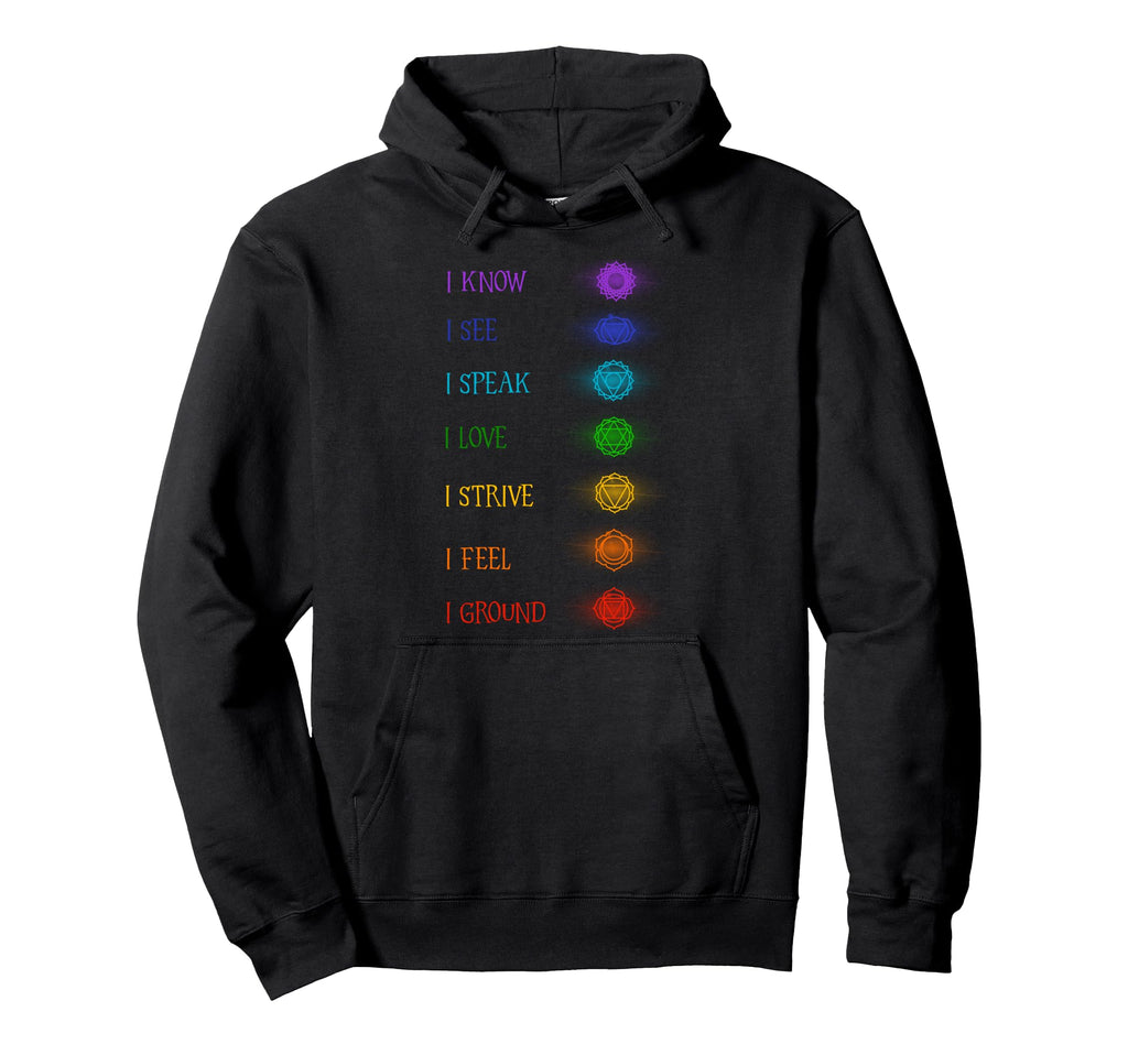 Chakras Yoga Meditation Zen Om Namaste Hoodie - Streetwear Style Men Women - T-Shirt, Sweatshirt, Hoodie