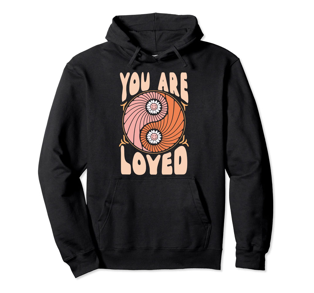 Peace Love Sun Sunflower You Are Loved Hoodie - Streetwear Style for Adults - T-Shirt, Sweatshirt, Hoodie