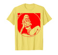 Weird Creepy Skeleton Pin Up Bikini Pinup T-Shirt - Custom Art Print Unisex - T-Shirt, Sweatshirt, Hoodie