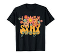 Happy Face Stay Groovy 60S 70S Aesthetic T-Shirt - Graphic Print for Adults - T-Shirt, Sweatshirt, Hoodie