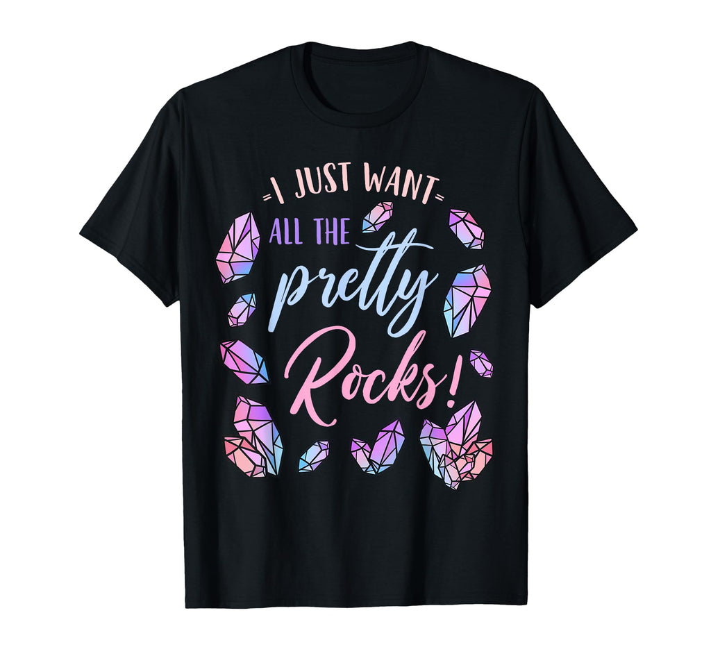 Crystal Stones Gemstone Lover T-Shirt - Aesthetic Graphic for Adults - T-Shirt, Sweatshirt, Hoodie