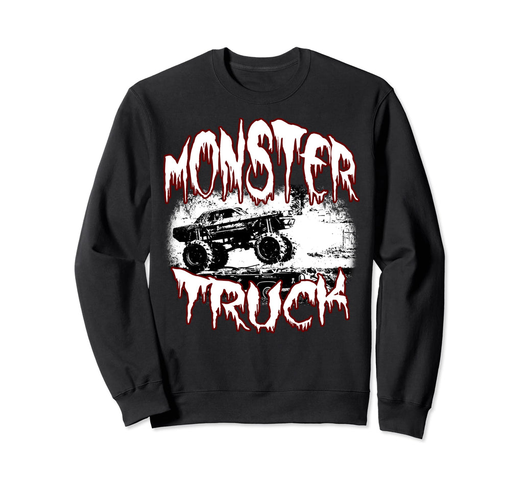 Monster Truck Show Jam Motorsport Sweatshirt - Novelty Apparel for Adults - T-Shirt, Sweatshirt, Hoodie