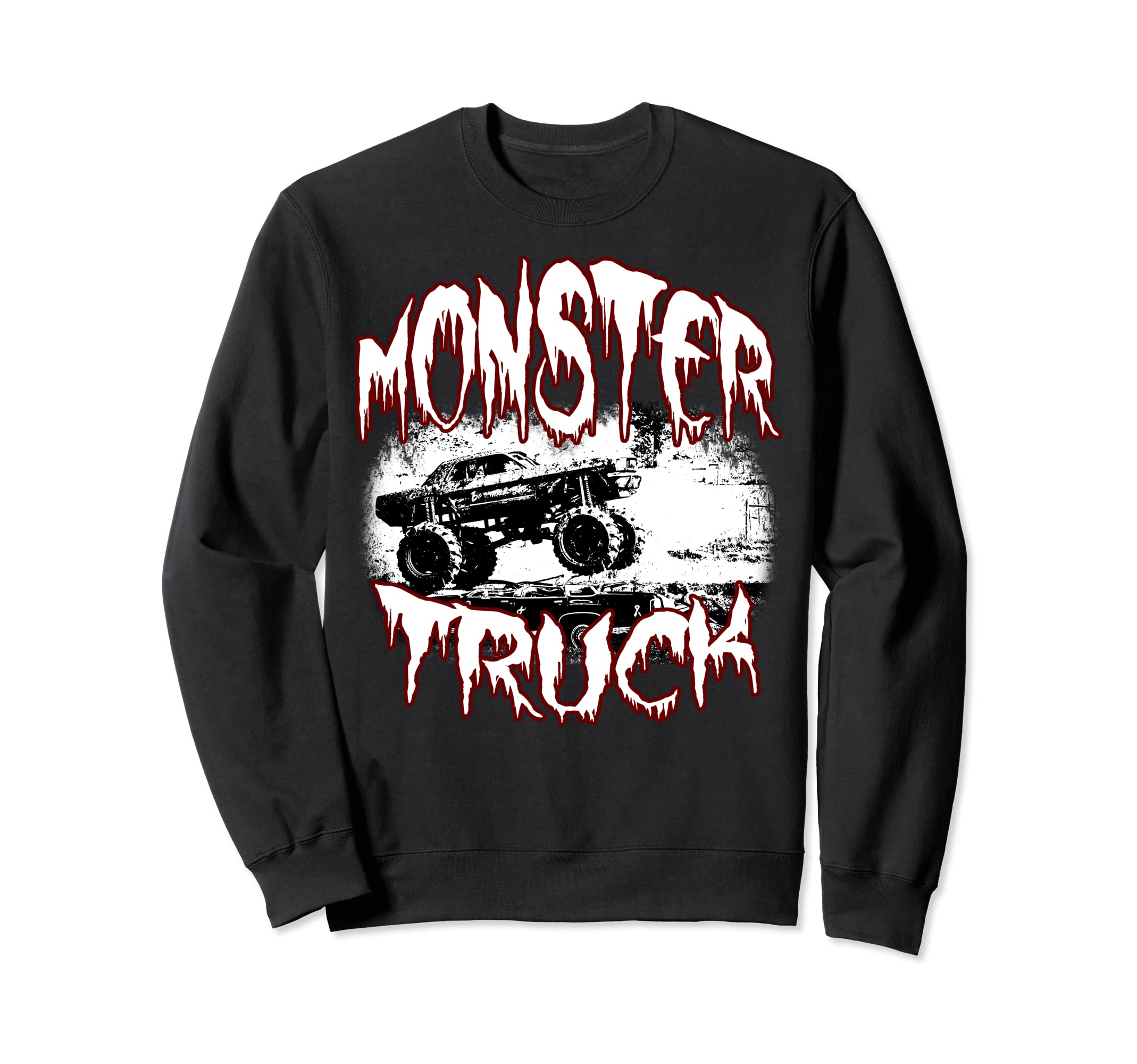Monster Truck Show Jam Motorsport Sweatshirt - Novelty Apparel for Adults - T-Shirt, Sweatshirt, Hoodie