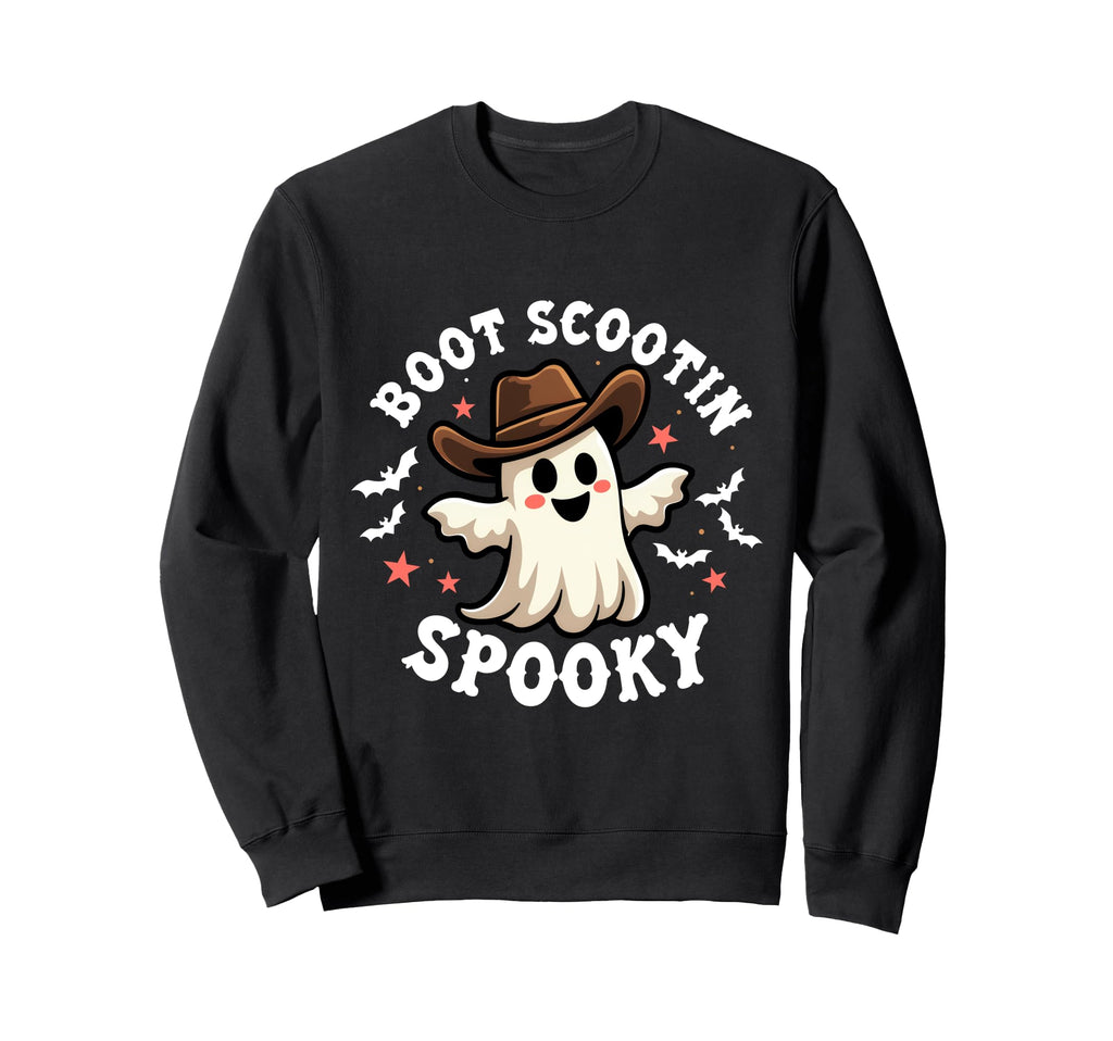 Boot Scootin Spooky Western Funny Sweatshirt - Fun Novelty Design Unisex - T-Shirt, Sweatshirt, Hoodie