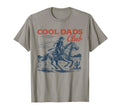 Dads Club Cowboy Funny Fathers Day T-Shirt - Trendy Graphic for Adults - T-Shirt, Sweatshirt, Hoodie