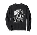 Skeleton Skull Ride Motorcycle Sweatshirt - Streetwear Style Unisex - T-Shirt, Sweatshirt, Hoodie