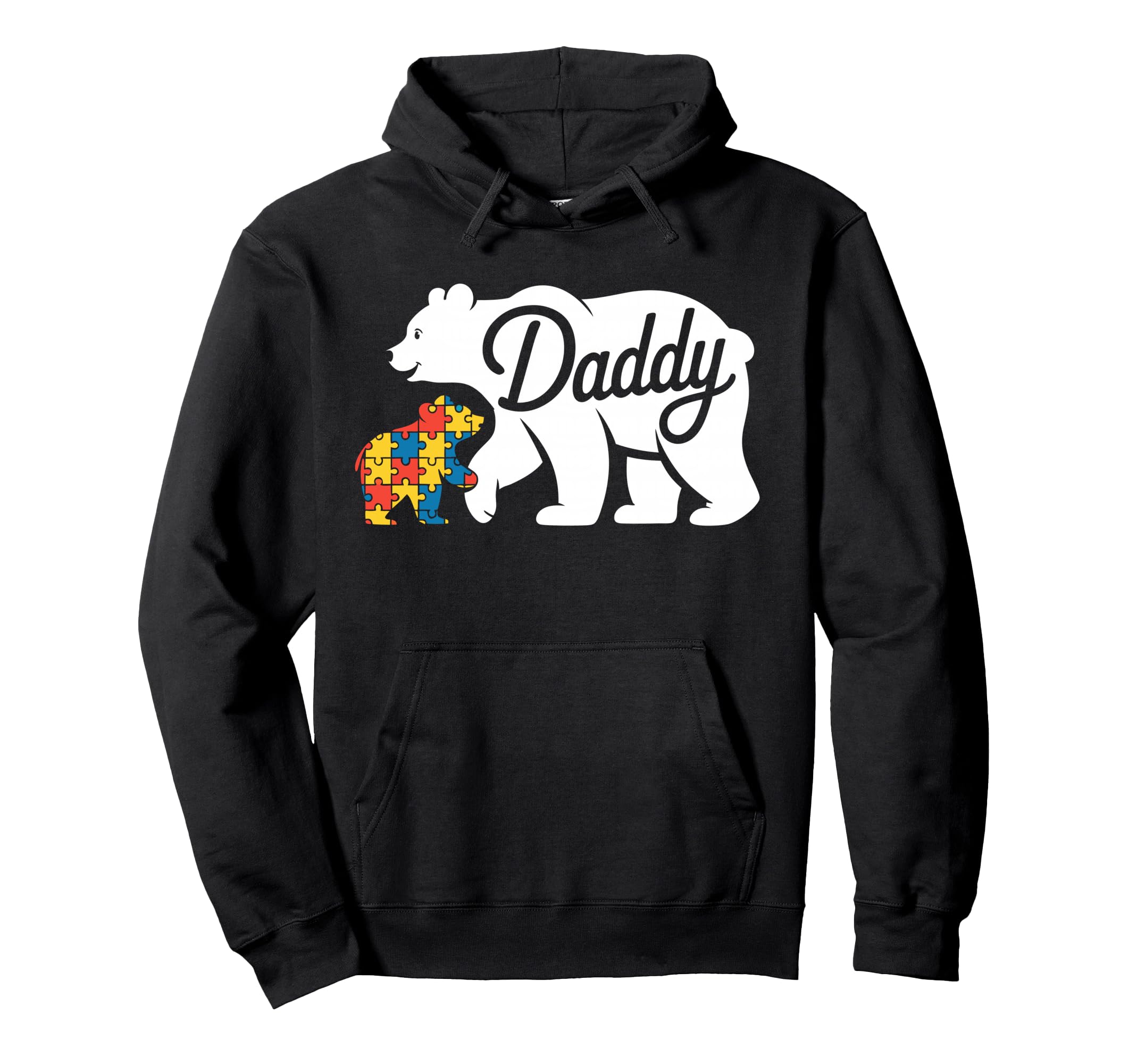 Father Autism Dad Autistic Child Daddy Hoodie - Trendy Graphic Men Women - T-Shirt, Sweatshirt, Hoodie