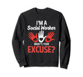 School Social Worker Mental Sweatshirt - Aesthetic Graphic Men Women - T-Shirt, Sweatshirt, Hoodie