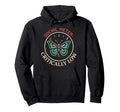 Anti Social Butterfly Introvert Meme Hoodie - Custom Art Print Unisex - T-Shirt, Sweatshirt, Hoodie