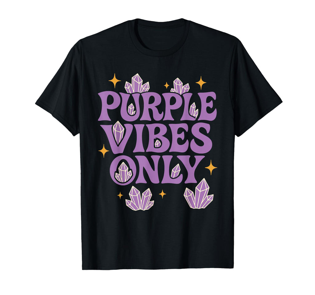 Amethyst Addict Healing Crystal T-Shirt - Aesthetic Graphic Men Women - T-Shirt, Sweatshirt, Hoodie