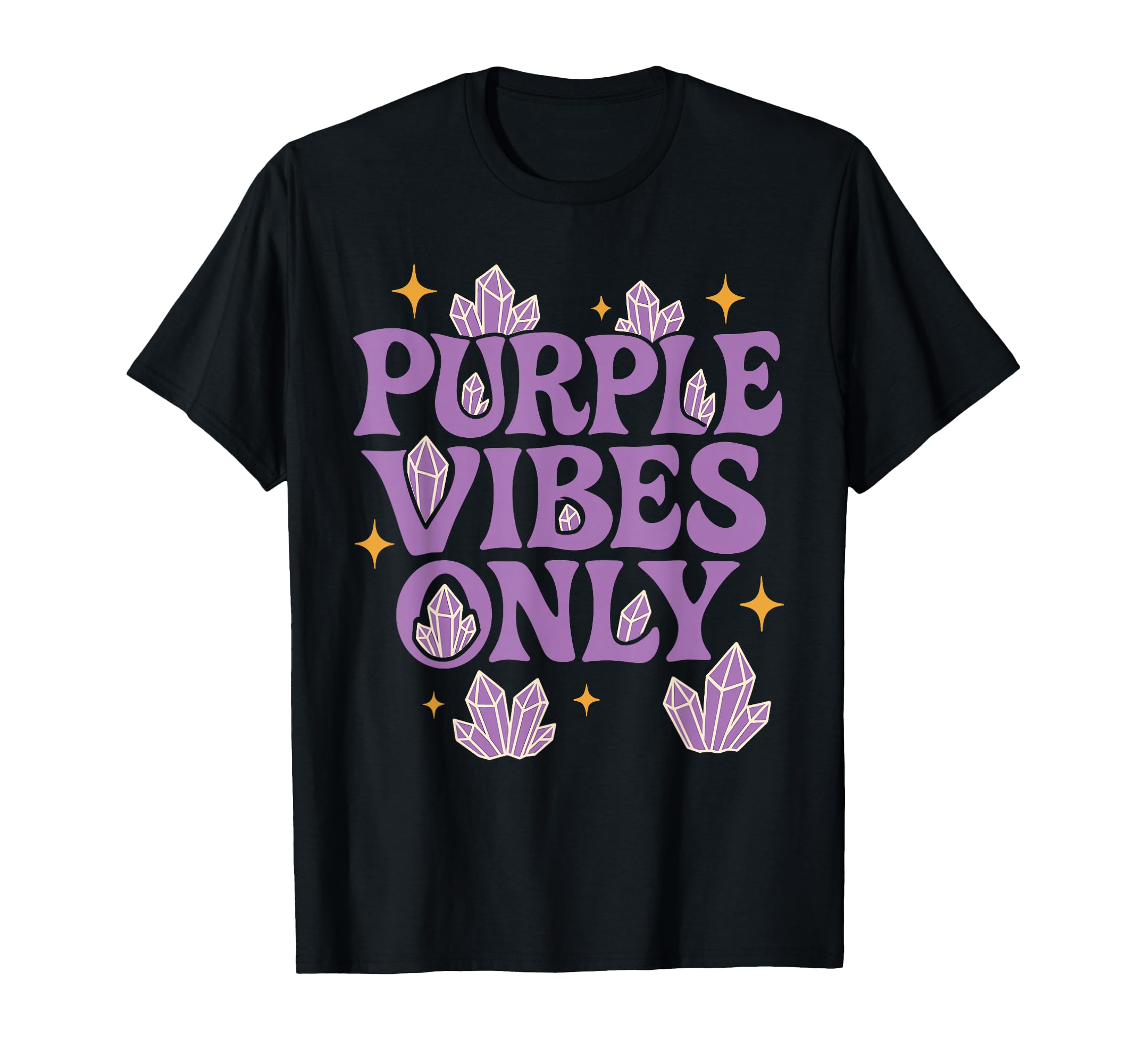 Amethyst Addict Healing Crystal T-Shirt - Aesthetic Graphic Men Women - T-Shirt, Sweatshirt, Hoodie