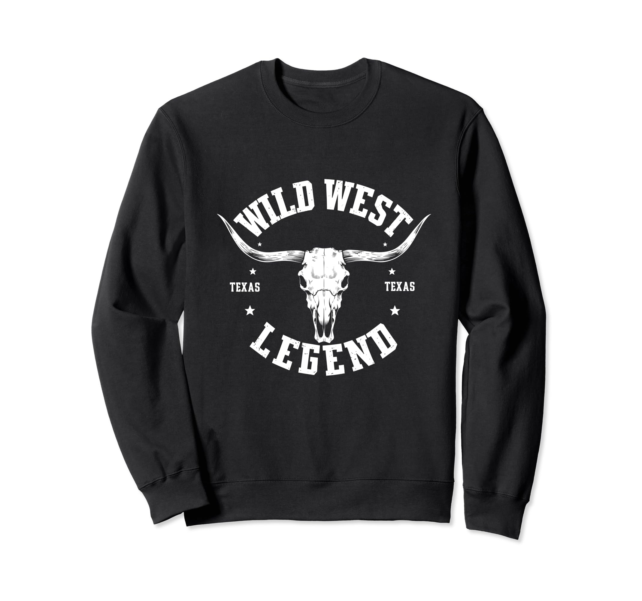 Wild West Legend Texas Western Sweatshirt - Aesthetic Graphic Men Women - T-Shirt, Sweatshirt, Hoodie