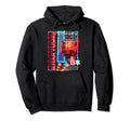 Kitakyushu City 80S Synthwave Hoodie - Fun Novelty Design for Adults - T-Shirt, Sweatshirt, Hoodie