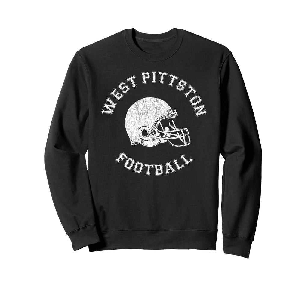 West Pittston Football Distressed Sweatshirt - Novelty Apparel for Adults - T-Shirt, Sweatshirt, Hoodie