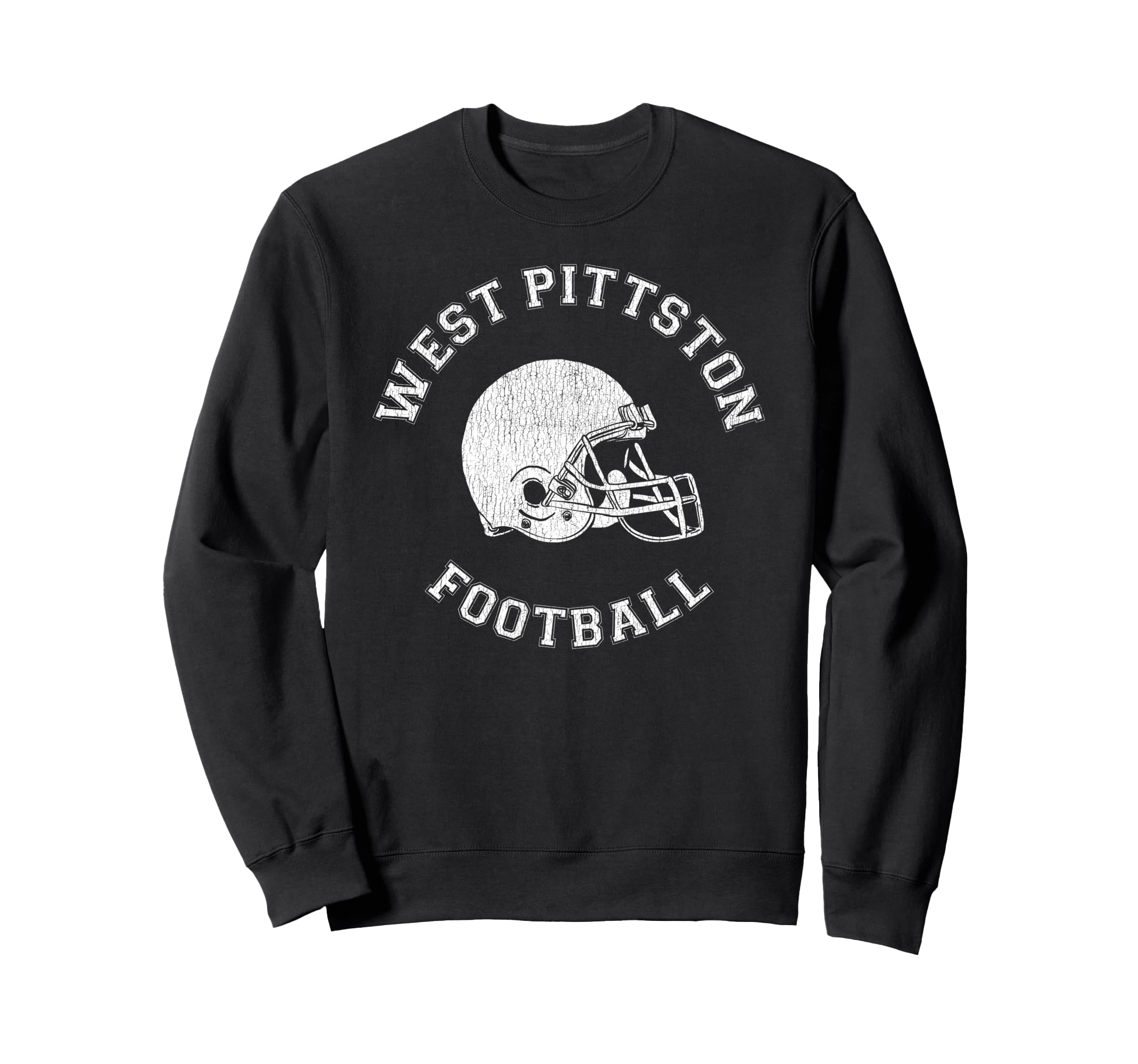West Pittston Football Distressed Sweatshirt - Novelty Apparel for Adults - T-Shirt, Sweatshirt, Hoodie