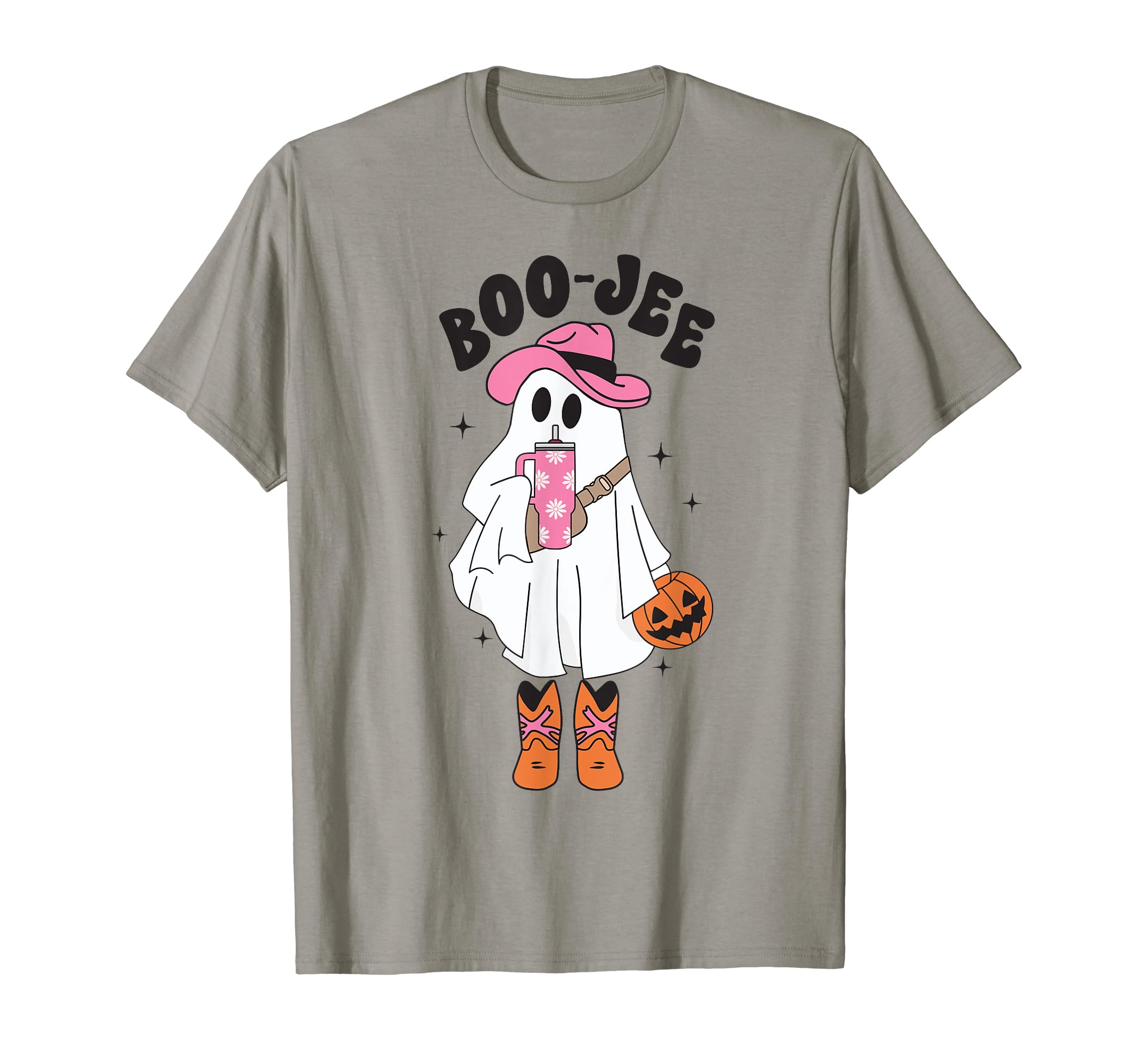Boo Jee Spooky Season Ghost Western T-Shirt - Trendy Graphic Unisex - T-Shirt, Sweatshirt, Hoodie