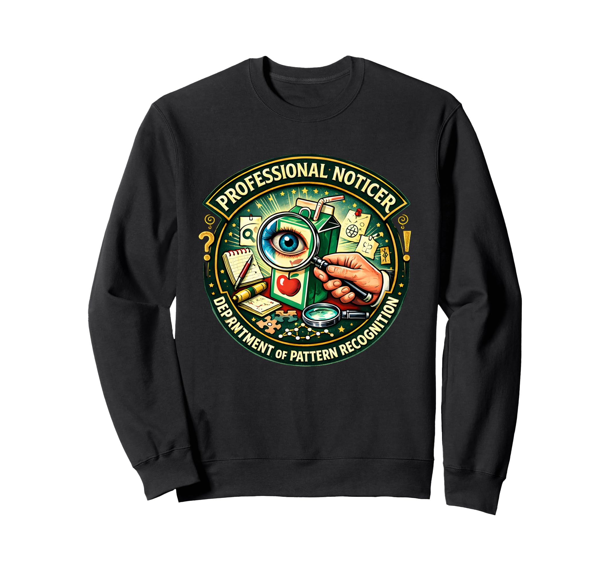 Professional Noticer Department Sweatshirt - Unique Graphic for Adults - T-Shirt, Sweatshirt, Hoodie