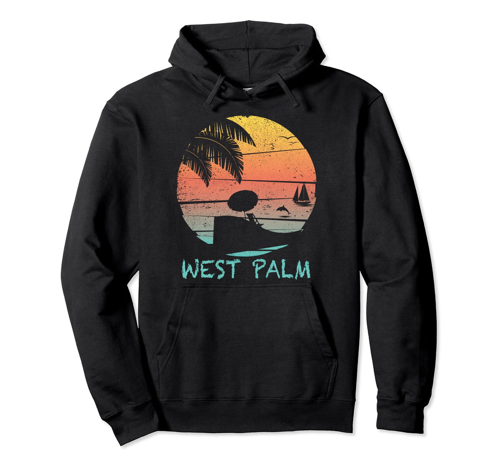 70S Beach Escape Sun Tropical Flair Hoodie - Minimalist Print for Adults - T-Shirt, Sweatshirt, Hoodie