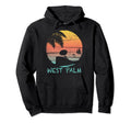 70S Beach Escape Sun Tropical Flair Hoodie - Minimalist Print for Adults - T-Shirt, Sweatshirt, Hoodie