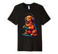 Golden Retriever Gamer Gaming Dog Lover T-Shirt - Minimalist Print Unisex - T-Shirt, Sweatshirt, Hoodie