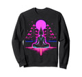 Synthwave Buddha Alien Cyberpunk Sweatshirt - Streetwear Style Men Women - T-Shirt, Sweatshirt, Hoodie