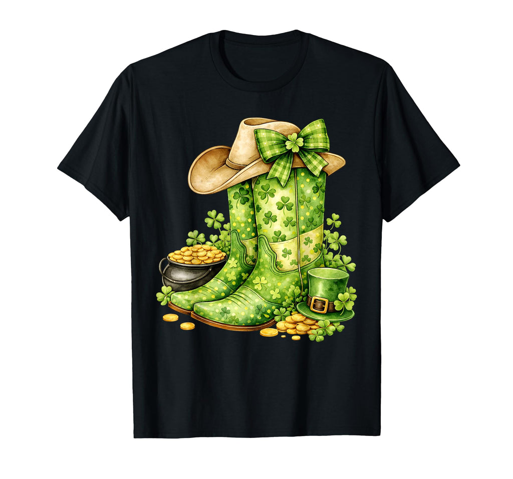 Western Cowboy Boots Cowgirl St T-Shirt - Custom Art Print Men Women - T-Shirt, Sweatshirt, Hoodie