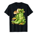 Western Cowboy Boots Cowgirl St Patricks T-Shirt - Graphic Print Men Women - T-Shirt, Sweatshirt, Hoodie
