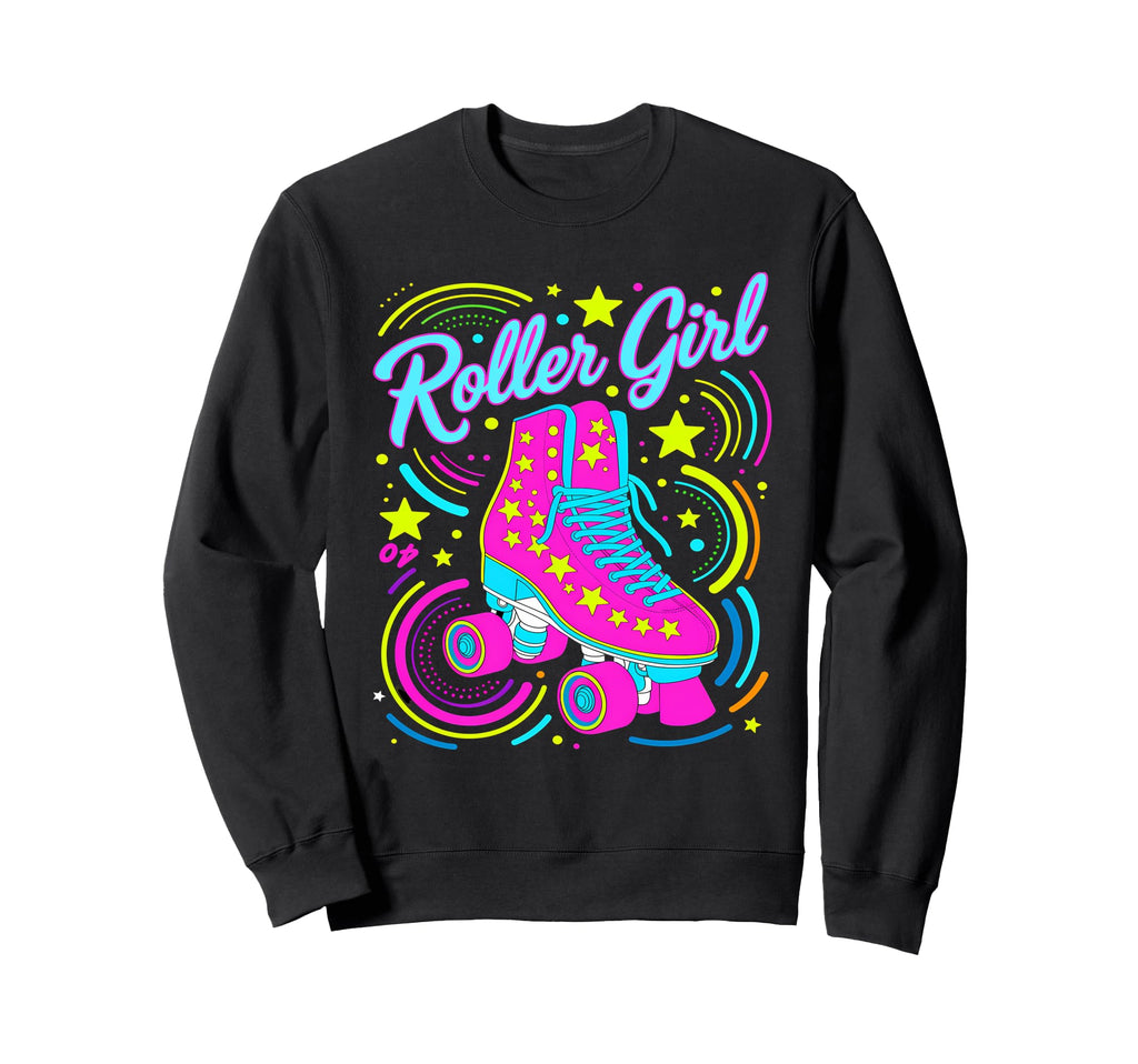 Roller Skater 80S Roller Skates 70S Sweatshirt - Minimalist Print Unisex - T-Shirt, Sweatshirt, Hoodie