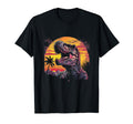 T Rex Dinosaur Vaporwave Synthwave T-Shirt - Fun Novelty Design for Adults - T-Shirt, Sweatshirt, Hoodie