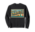 Naples Italy 50S Travel Art Sweatshirt - Graphic Print Unisex - T-Shirt, Sweatshirt, Hoodie