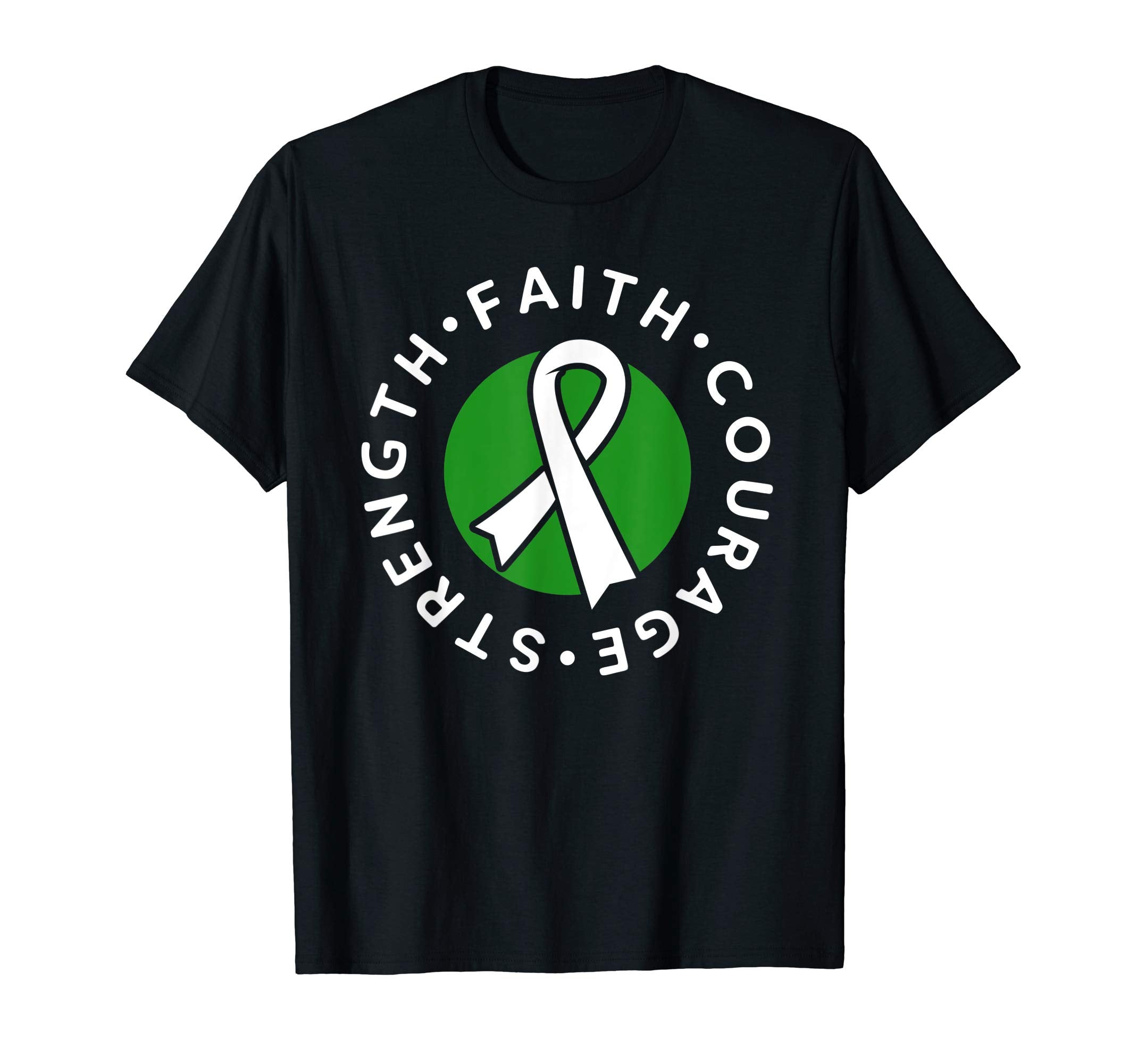 Strength Faith Courage Cerebral Palsy T-Shirt - Graphic Print Unisex - T-Shirt, Sweatshirt, Hoodie