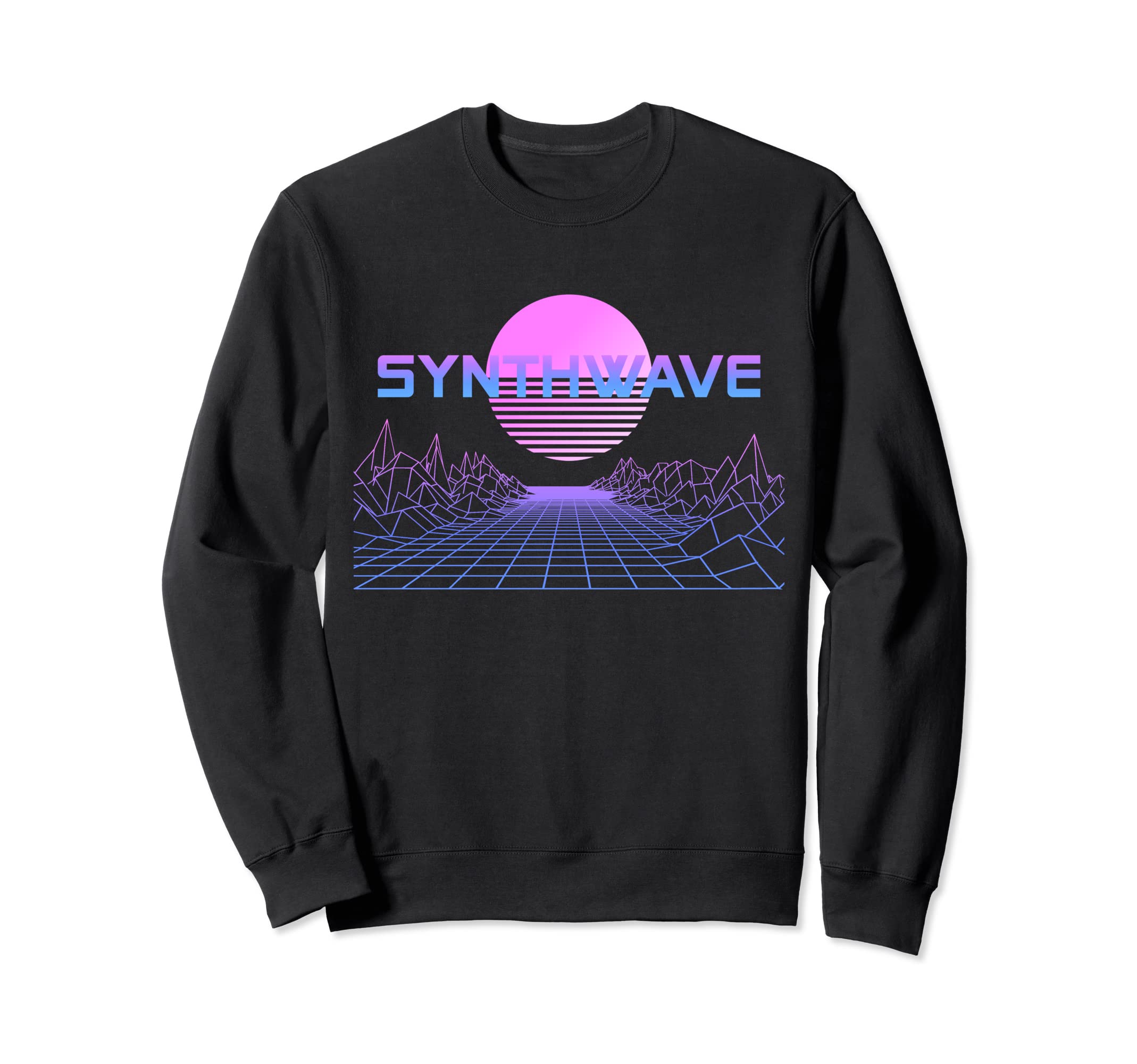 Retrowave Synthwave 80S Sweatshirt - Fun Novelty Design for Adults - T-Shirt, Sweatshirt, Hoodie