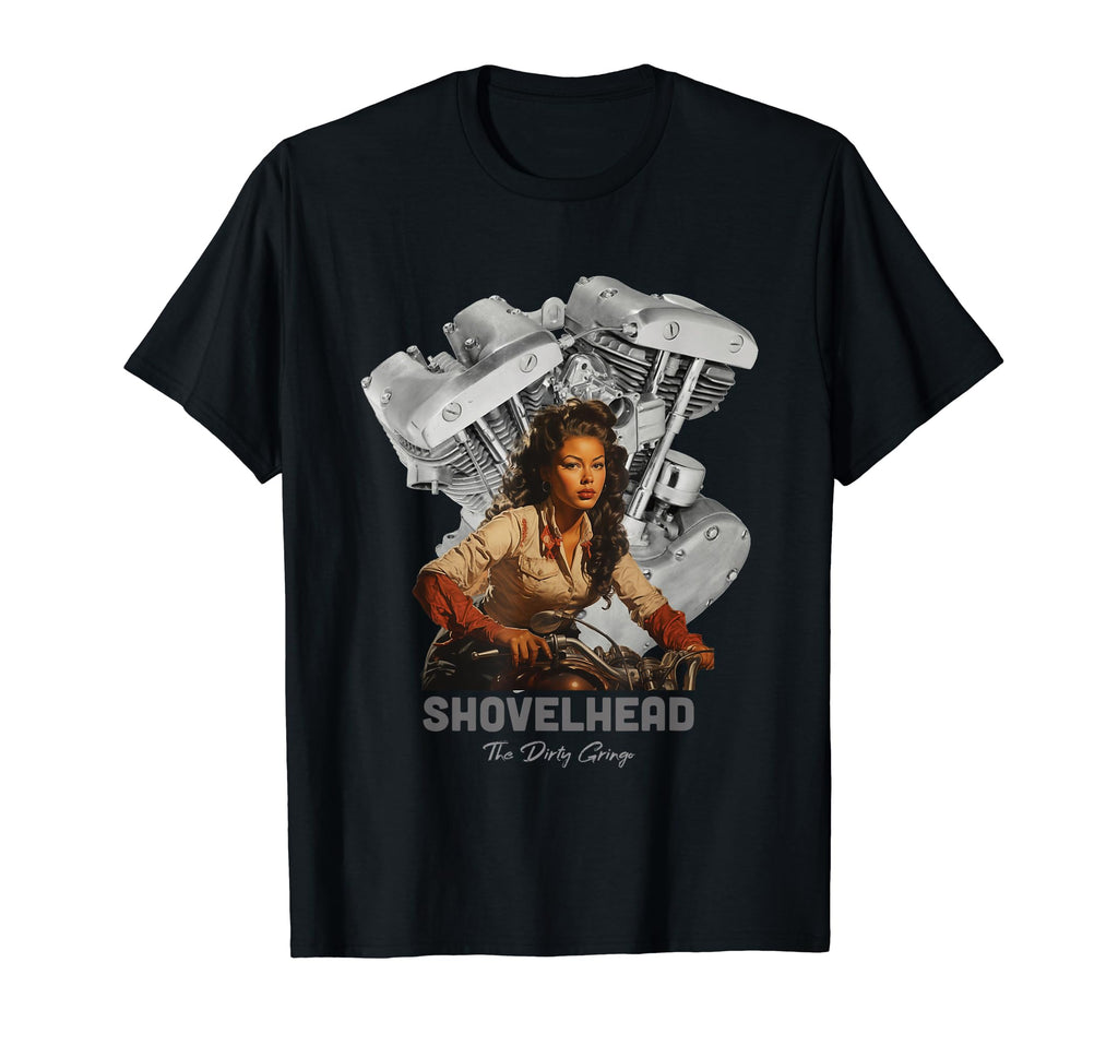 Hd Motorcycle Vtwin Shovelhead Engine T-Shirt - Graphic Print Men Women - T-Shirt, Sweatshirt, Hoodie