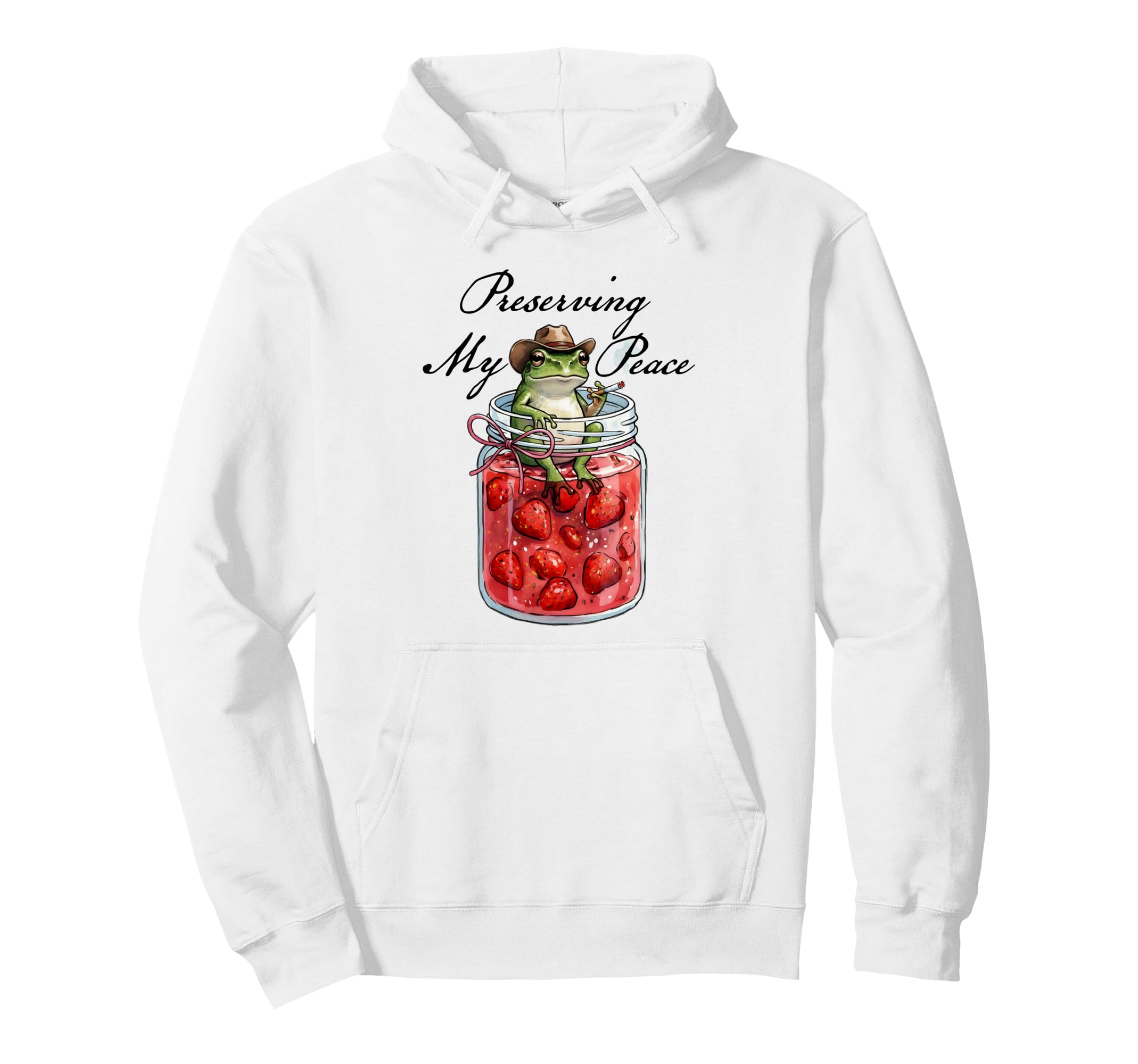 Mental Health Positive Frog Hoodie - Aesthetic Graphic for Adults - T-Shirt, Sweatshirt, Hoodie