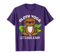 Sloth Yoga Meditation Lets Have Nap T-Shirt - Streetwear Style for Adults - T-Shirt, Sweatshirt, Hoodie