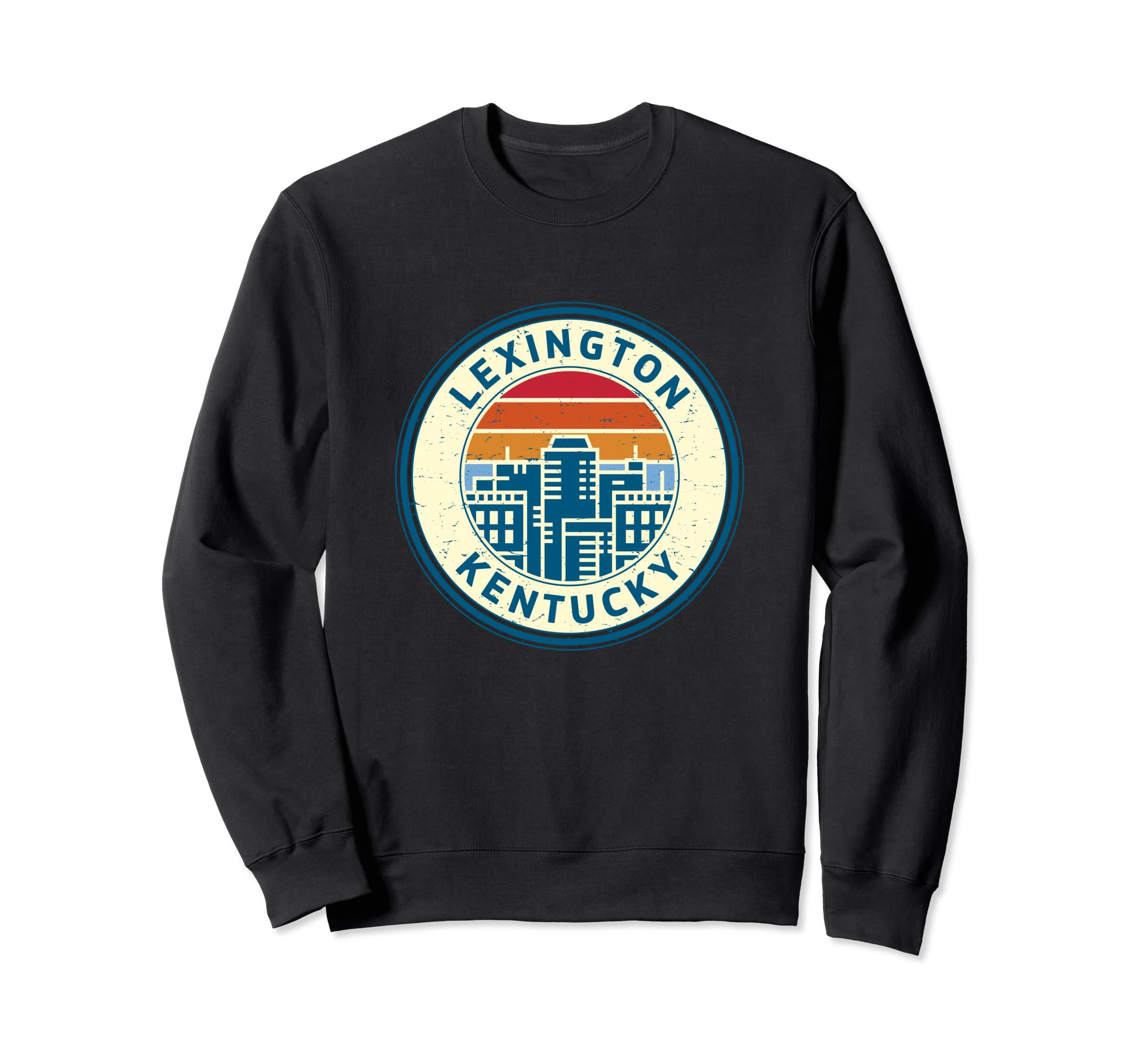 Lexington Skyline Kentucky Ky 70S 80S Sweatshirt - Unique Graphic Men Women - T-Shirt, Sweatshirt, Hoodie
